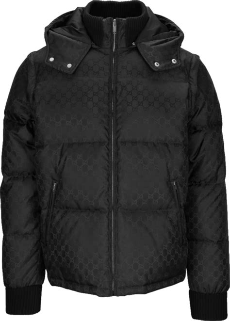 black gucci puffer jacket|lightweight black puffer jacket.